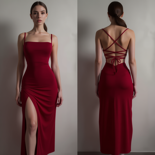 Explosive Summer Elegance – The Ultimate Body-Hugging Power Dress