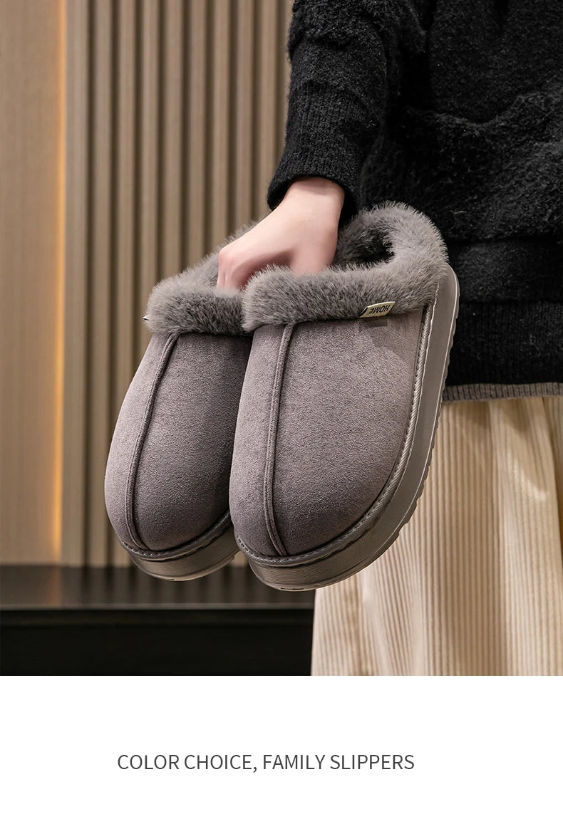 Comfortable and luxurious slippers, a soft touch that wraps your feet