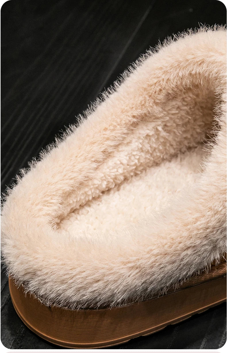Comfortable and luxurious slippers, a soft touch that wraps your feet
