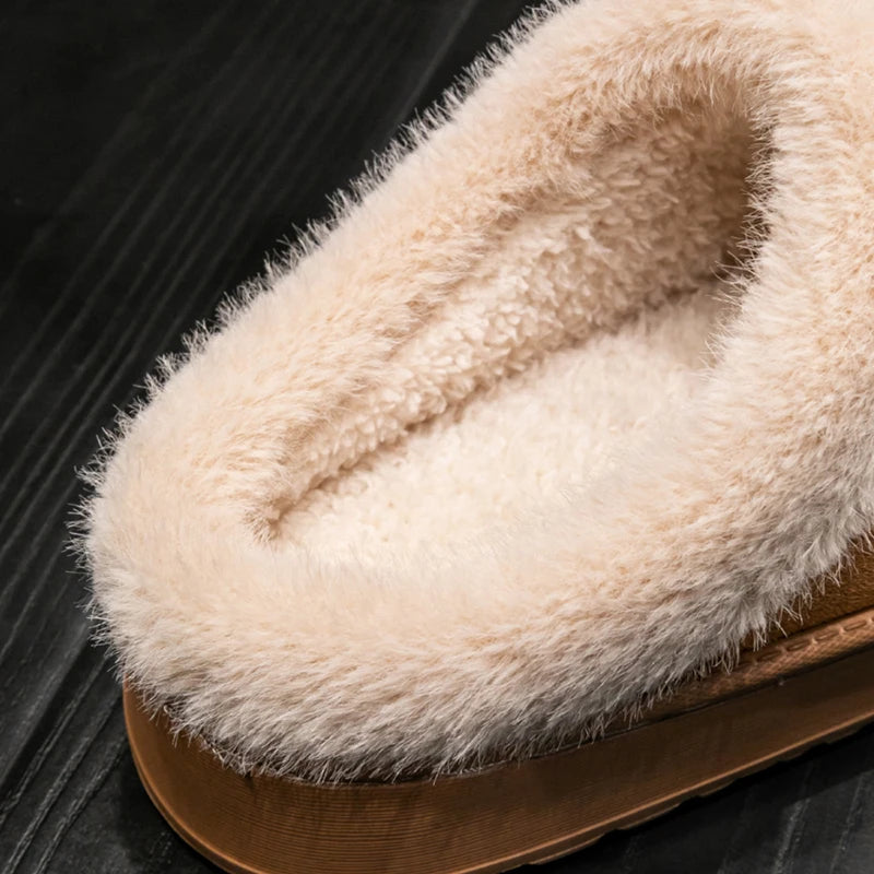 Comfortable and luxurious slippers, a soft touch that wraps your feet