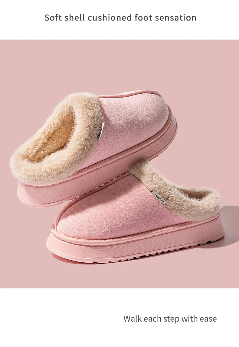 Comfortable and luxurious slippers, a soft touch that wraps your feet
