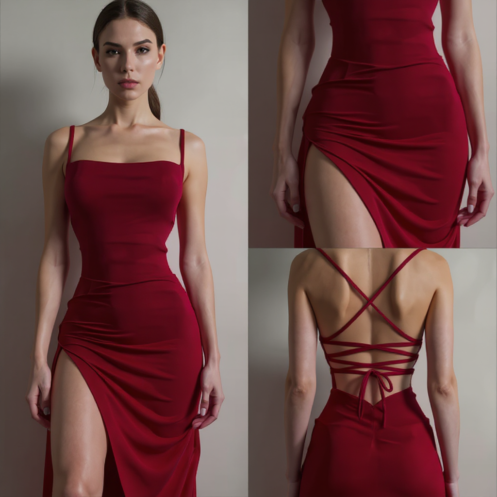 Explosive Summer Elegance – The Ultimate Body-Hugging Power Dress