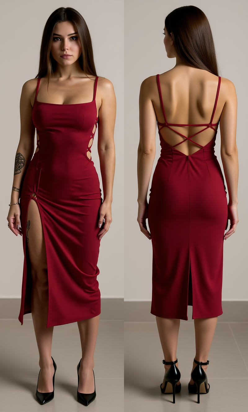 Explosive Summer Elegance – The Ultimate Body-Hugging Power Dress