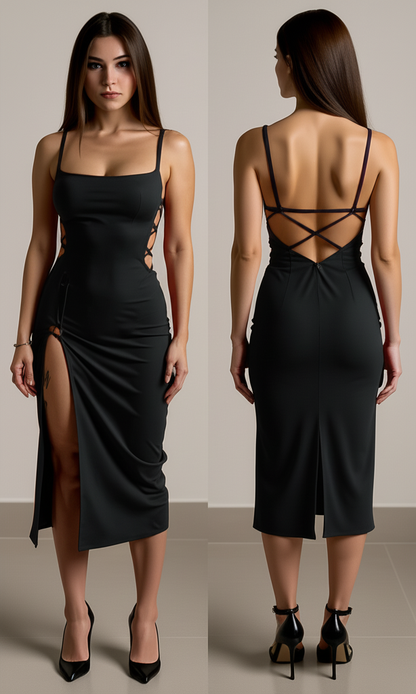 Explosive Summer Elegance – The Ultimate Body-Hugging Power Dress